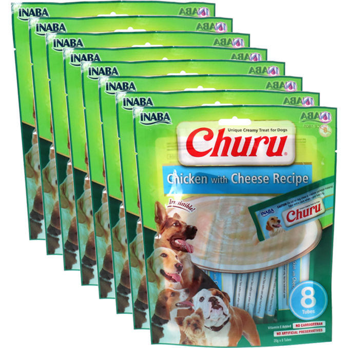 CIAO Hundesnack Huhn & Käse, 8er Pack