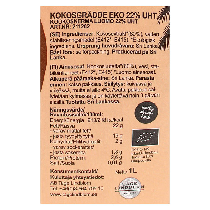 AB Tage Lindblom Kookoskerma