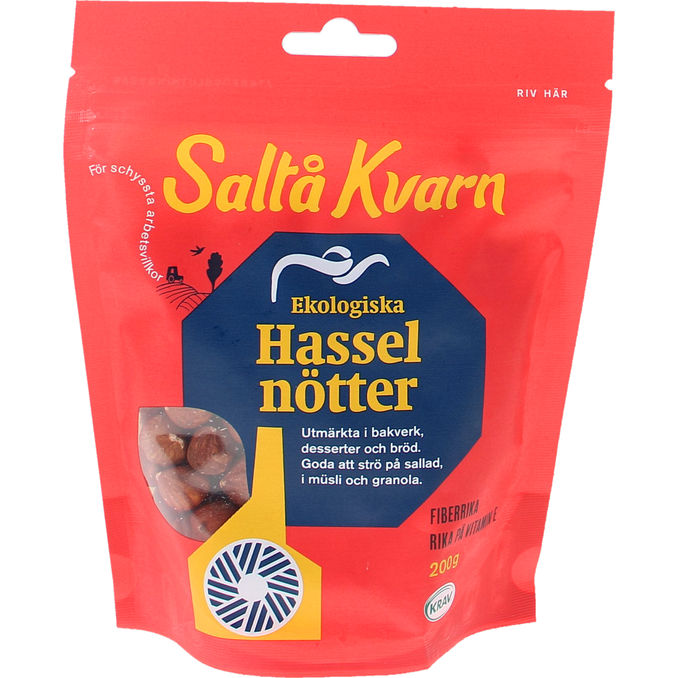 Saltå Kvarn Hasselnötter Eko