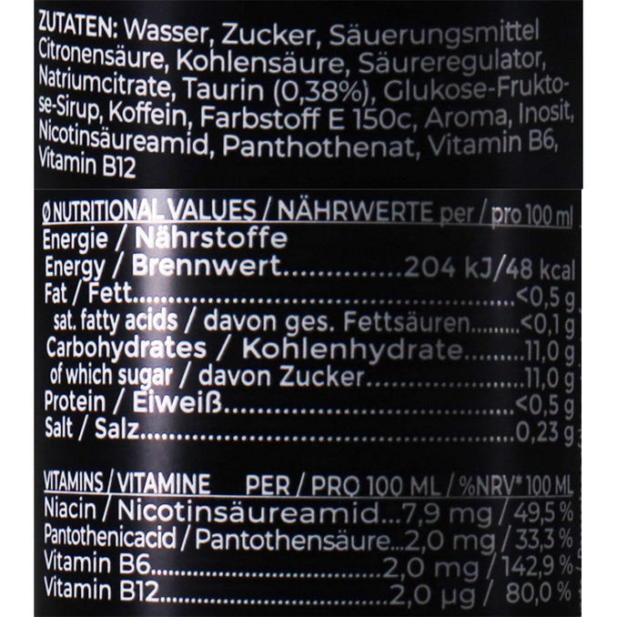 Kaif Enery Drink, 24er Pack (EINWEG) zzgl. Pfand