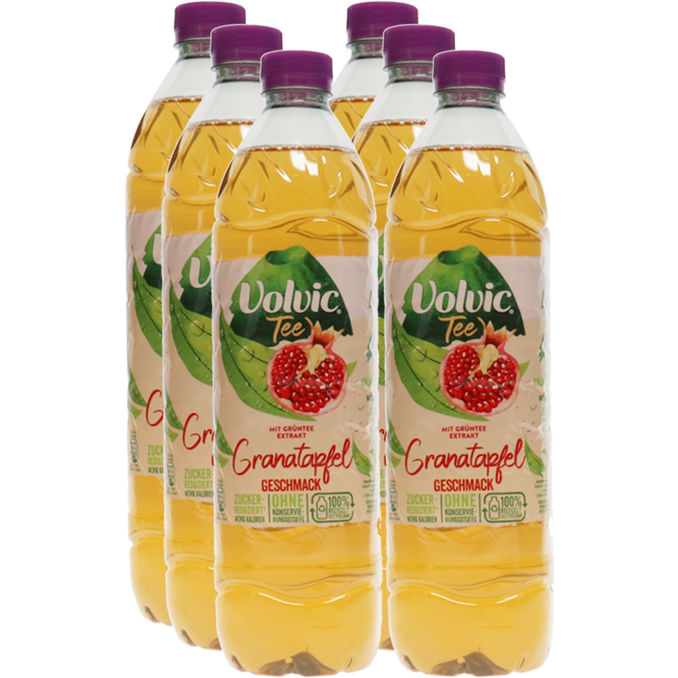 Volvic Tee Granatapfel, 6er Pack (EINWEG) zzgl. Pfand