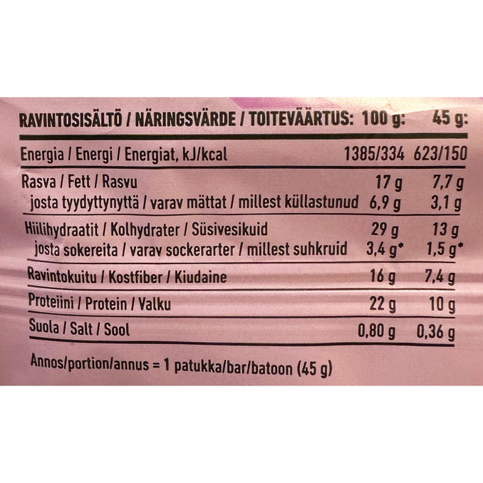 Fast Proteiinipatukat Milky Choco 15-pack