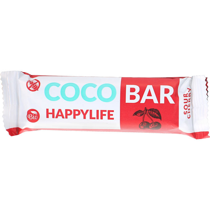 HAPPYLIFE Kokosbar Sour Cherry Eko