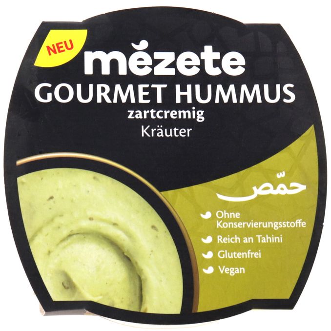 mezete Hummus Kräuter