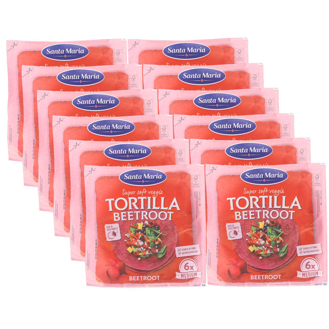 Santa Maria Tortillas m. Rødbede 12-pak