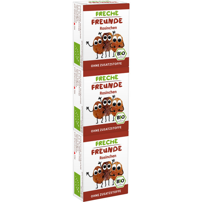 Freche Freunde BIO Freche Rosinchen, 3er Pack
