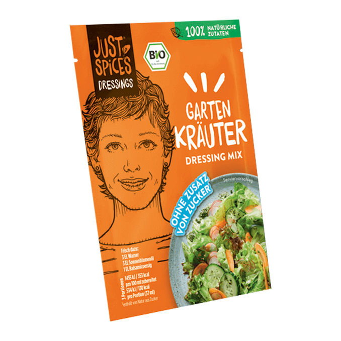 Just Spices BIO Garten Kräuter Dressing Mix (Probierpackung)