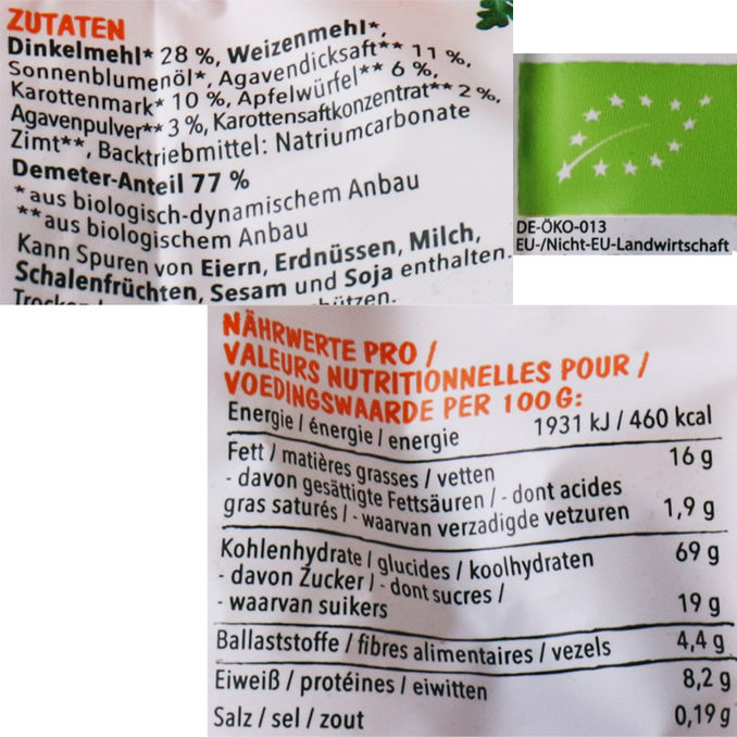 MOGLi BIO Rübli Kekse