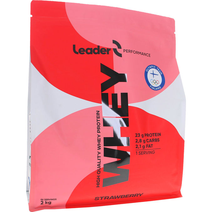 Leader Whey Protein Jordbær 2 kg