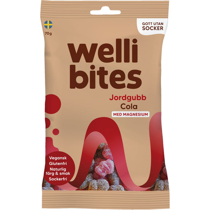 Wellibites AB Wellibites Jordgubb & Cola