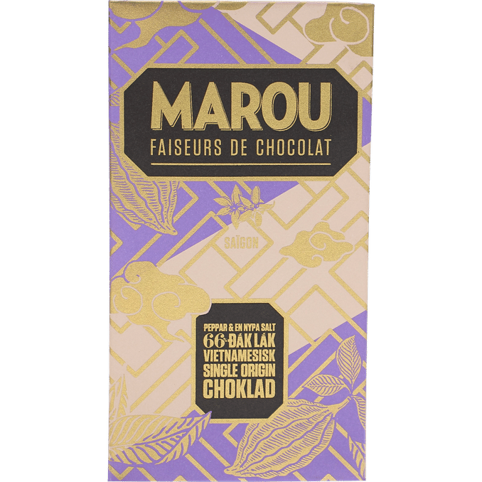 Marou Mælkechokolade m. Peber & Salt