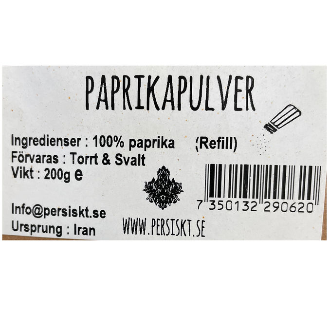 Persiskt.se Paprika Pulver