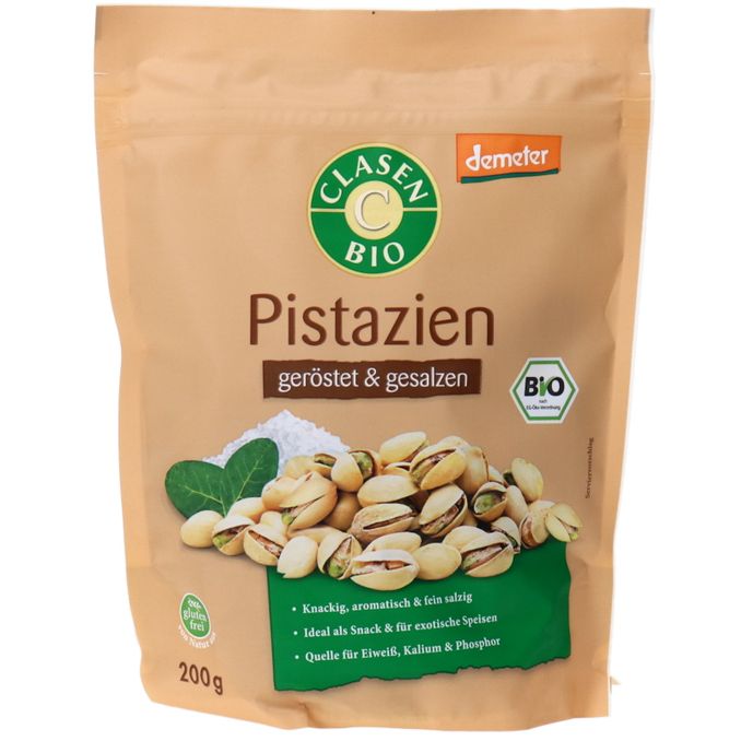 CLASEN BIO Pistazien, geröstet & gesalzen