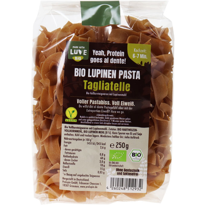 Luve BIO Lupinen Tagliatelle