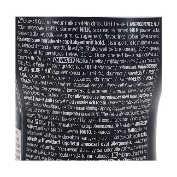 Nutramino Protein Shake Cookies & Cream 12-pak