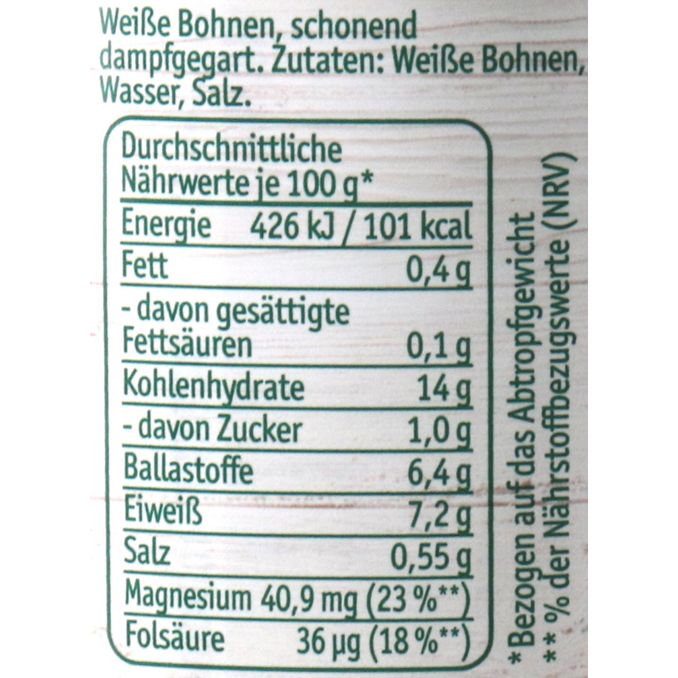 Bonduelle Weisse Bohnen (klein)