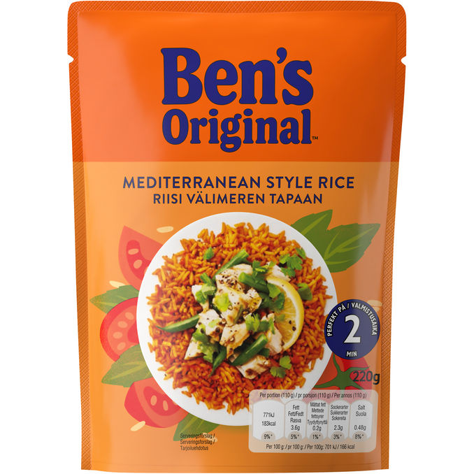 Ben's Original Välimeren Tapaan Valmisriisi