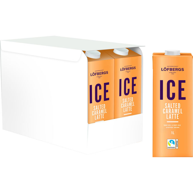 Löfbergs Kylmä Kahvijuoma Salted Caramel Latte 8-pack