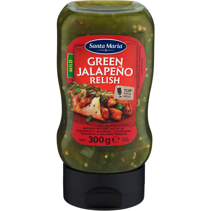 Santa Maria Pikkelssi Green Jalapeno Relish 