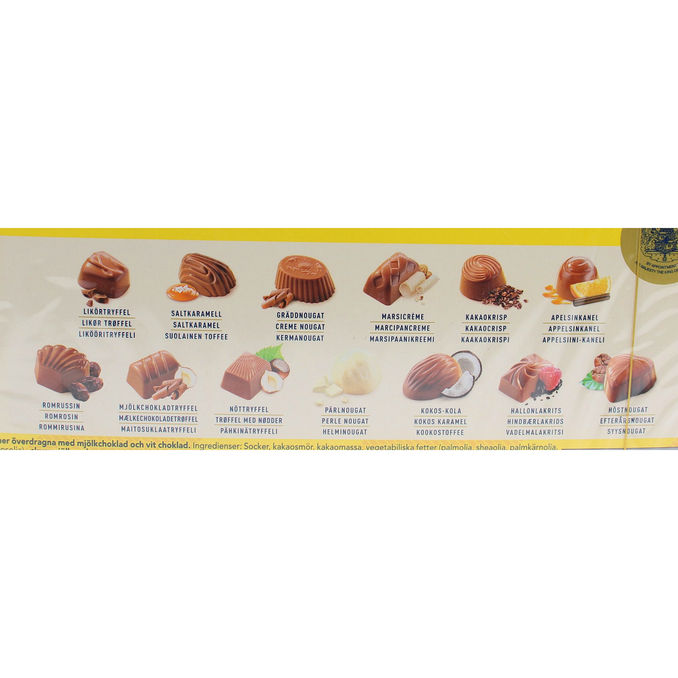 Marabou Paradis Suklaakonvehti 4-pack