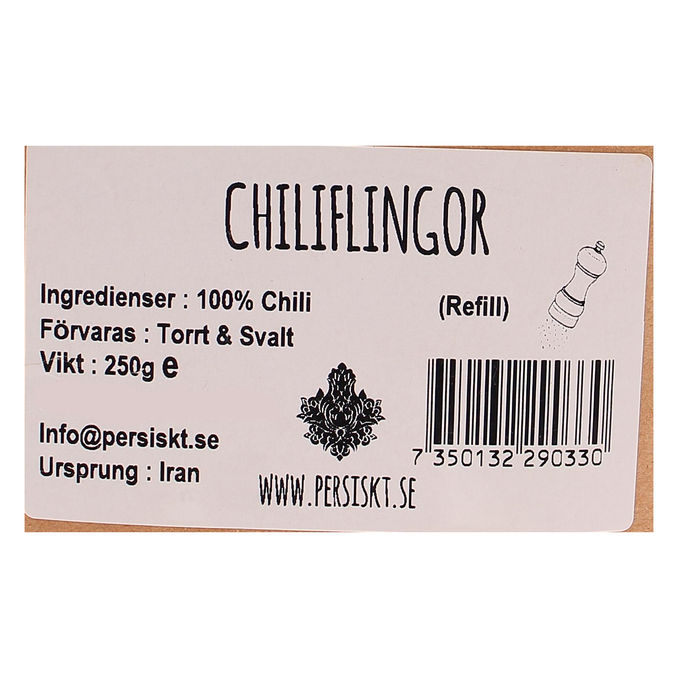 Persiskt Chiliflingor
