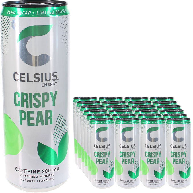 Celsius Energiajuoma Crispy Pear 24-pack