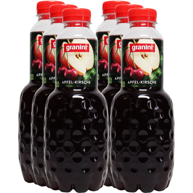 granini Apfel Kirsch, 6er Pack (EINWEG) zzgl. Pfand