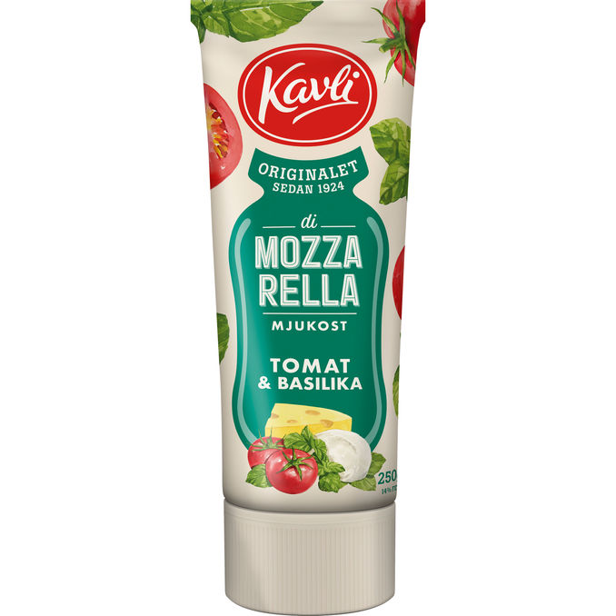 Kavli Mjukost Mozzarella Tomat Basilika