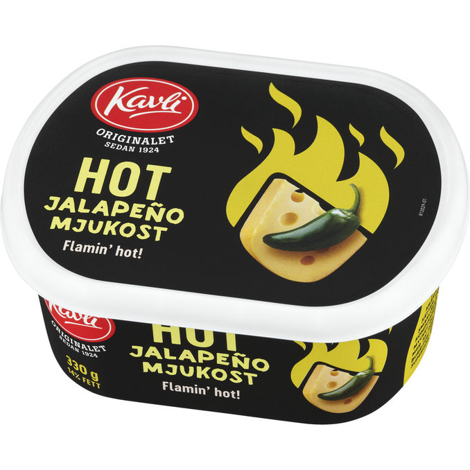 Kavli Smøreost Hot Jalapeño