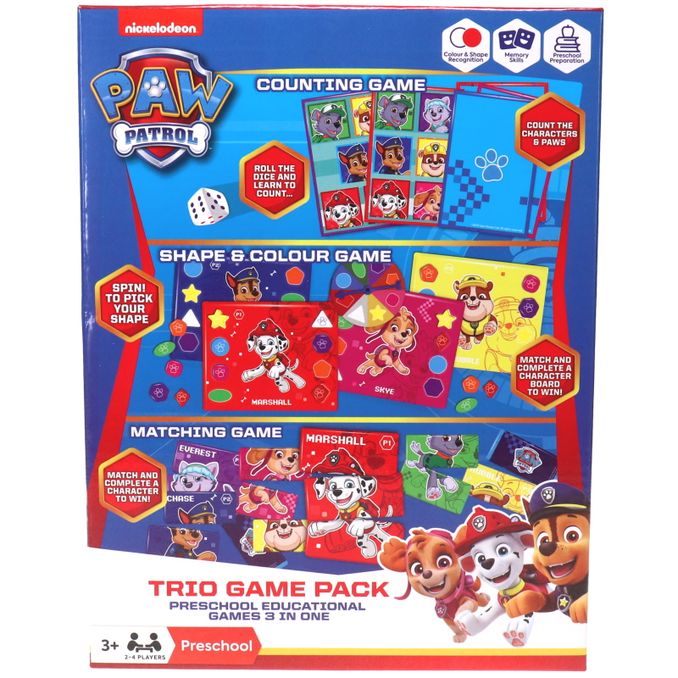 Toys Paw Patrol 3er Pack Spiele