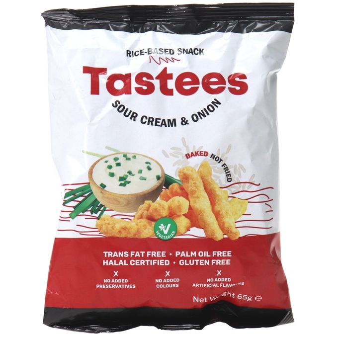 Tastees Reis Cracker Sour Cream & Onion