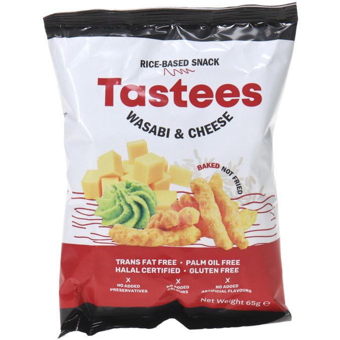 Tastees 4 x Reis Cracker Wasabi & Cheese