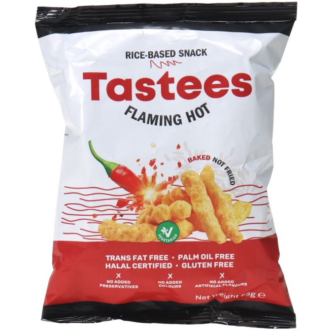 Tastees Reis Cracker Flaming Hot