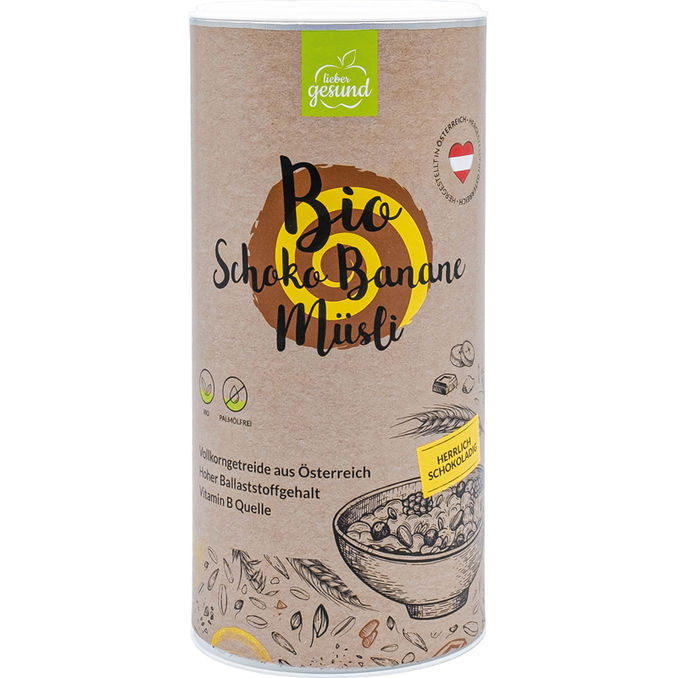 Lieber Gesund BIO Schoko Banane Müsli