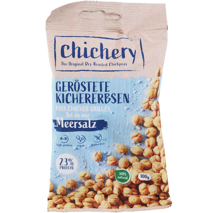 Chichery Geröstete Kichererbsen mit Meersalz