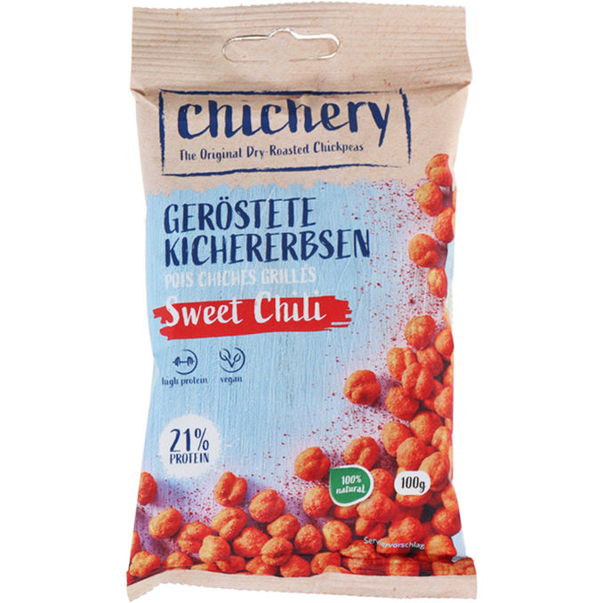 Chichery  Geröstete Kichererbsen Sweet Chili