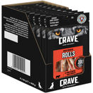 CRAVE HUND Hundesnack High Protein Rolls mit Rind, 8er Pack