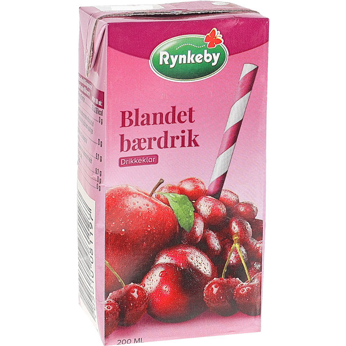 Sweetspot Rynkeby Brik Blandet Bærdrik 200ml