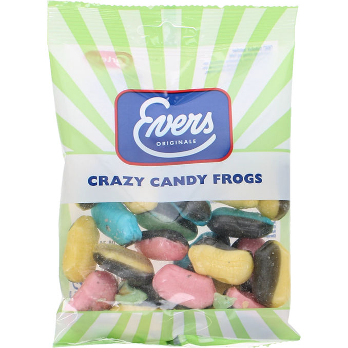 Evers Salmiakbolcher Crazy Candy Frogs
