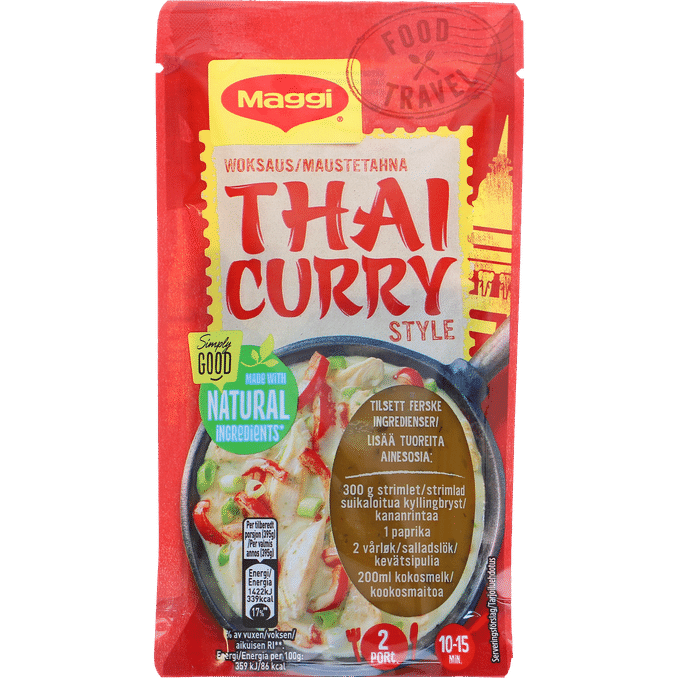 Maggi 3 x Thai Curry Woksås