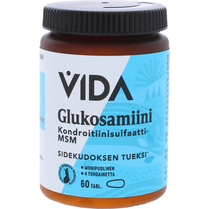 Vida Glucosamin, Chondroitin & MSM 60 Kapsler
