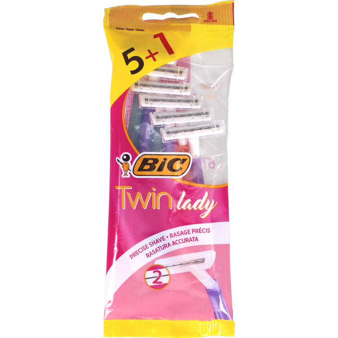 Bic Rakhyvlar Twin Lady 6-pack