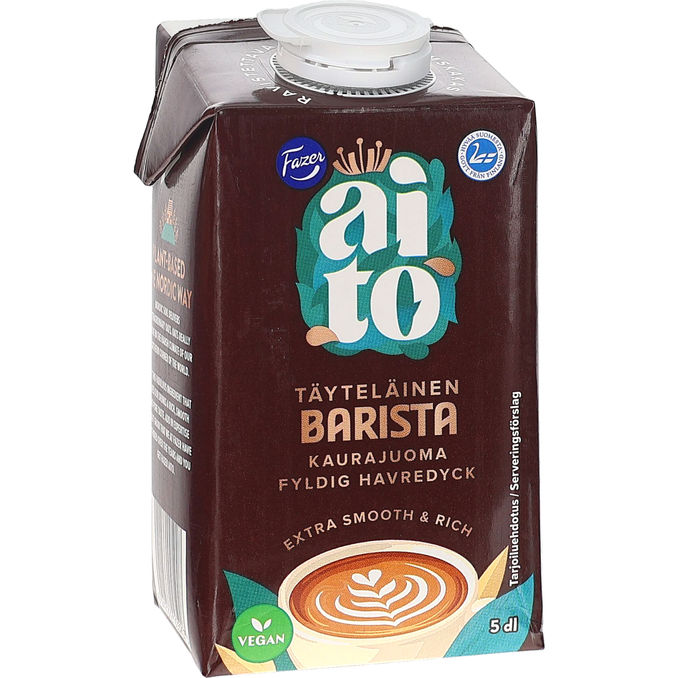 Fazer Aito Barista Täyteläinen Kaurajuoma