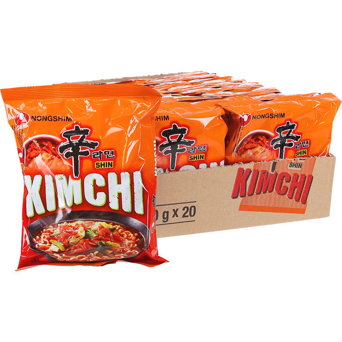 NONGSHIM Snabbnudlar Kimchi 120g 20-pack