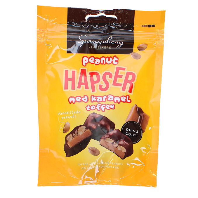 konfekt Peanut Hapser m. Karamel