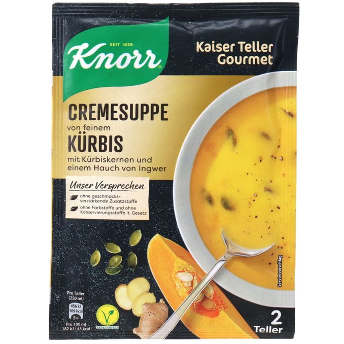 Knorr Kürbis-Cremesuppe
