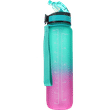 Näringsinnehåll Hollywood Motivational Bottle Motivations Vattenflaska Rosa Grön 1l