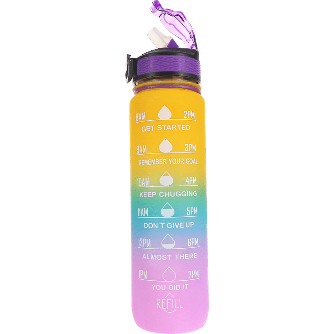 Läs mer om Hollywood Motivational Bottle Motivations Vattenflaska Multicolor