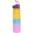 Hollywood Motivational Bottle Vandflaske Multifarvet 1L