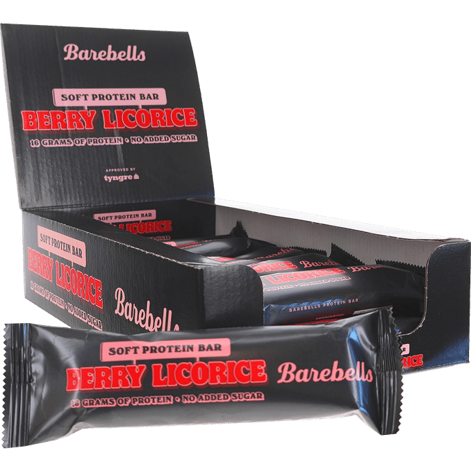 Barebells Proteinbar Berry Licorice 12-pack